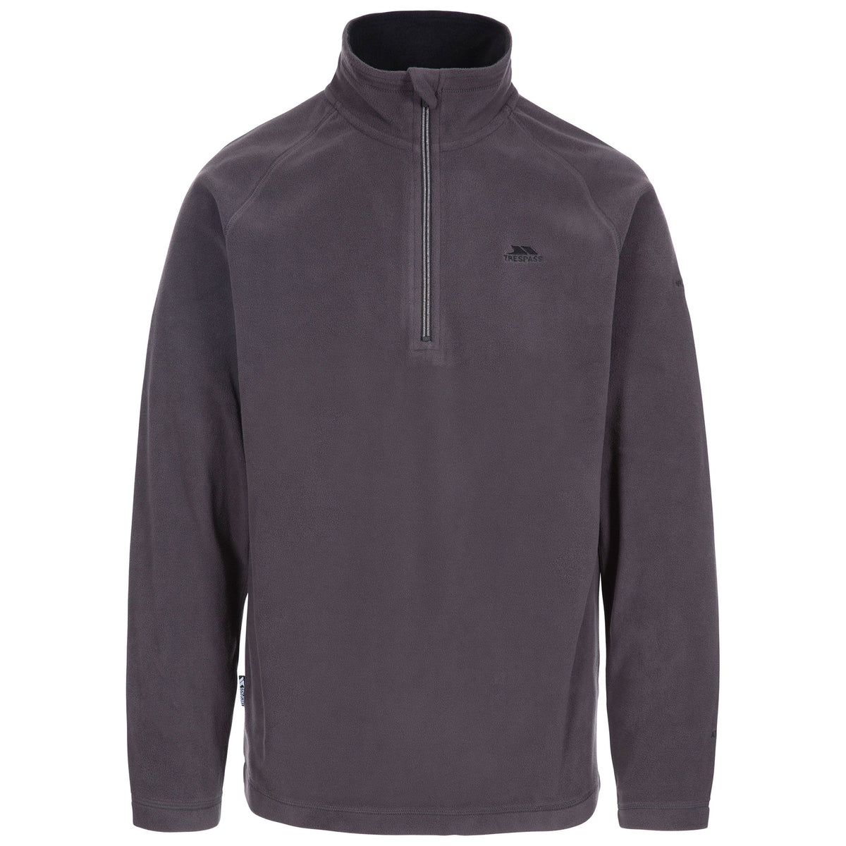 Dark Grey - Front - Trespass Mens Blackford Microfleece