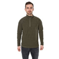 Moss - Side - Trespass Mens Keynote Anti Pilling 1-4 Zip Fleece Top