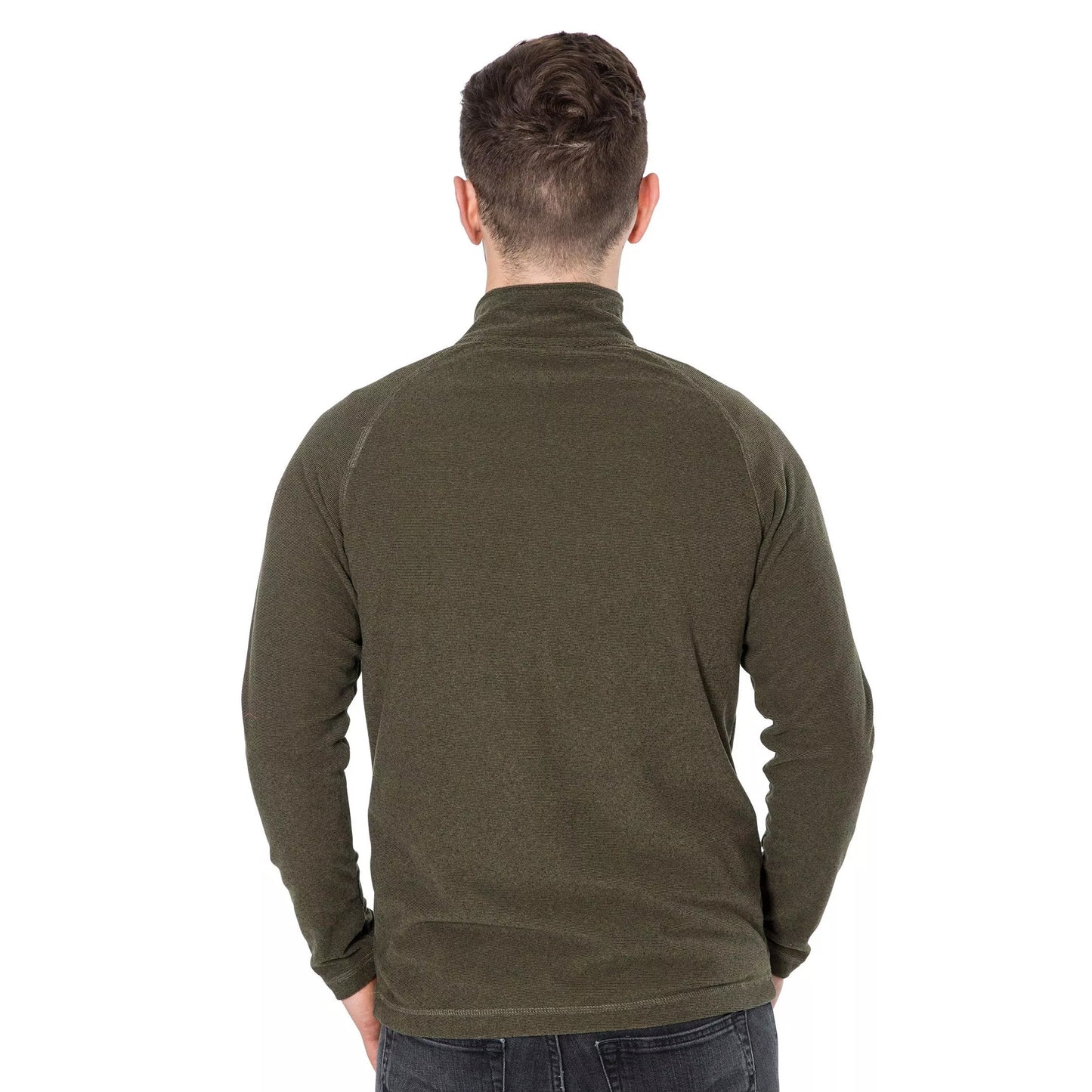 Moss - Lifestyle - Trespass Mens Keynote Anti Pilling 1-4 Zip Fleece Top