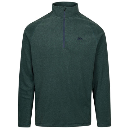 Pine - Front - Trespass Mens Keynote Anti Pilling 1-4 Zip Fleece Top