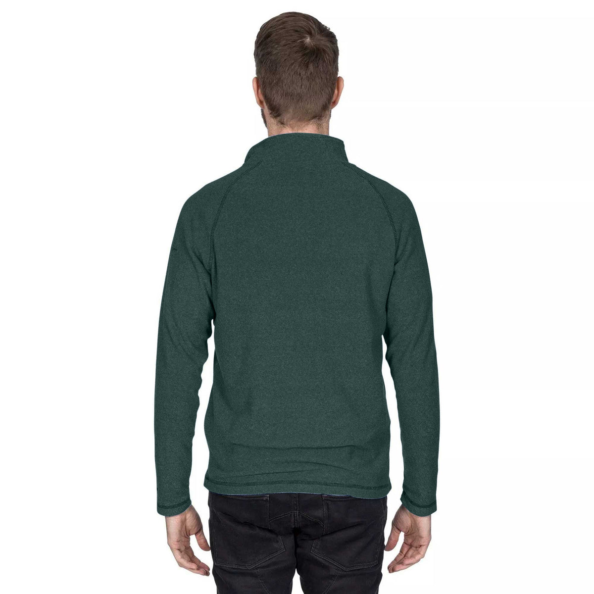 Pine - Lifestyle - Trespass Mens Keynote Anti Pilling 1-4 Zip Fleece Top