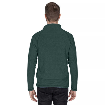 Pine - Lifestyle - Trespass Mens Keynote Anti Pilling 1-4 Zip Fleece Top