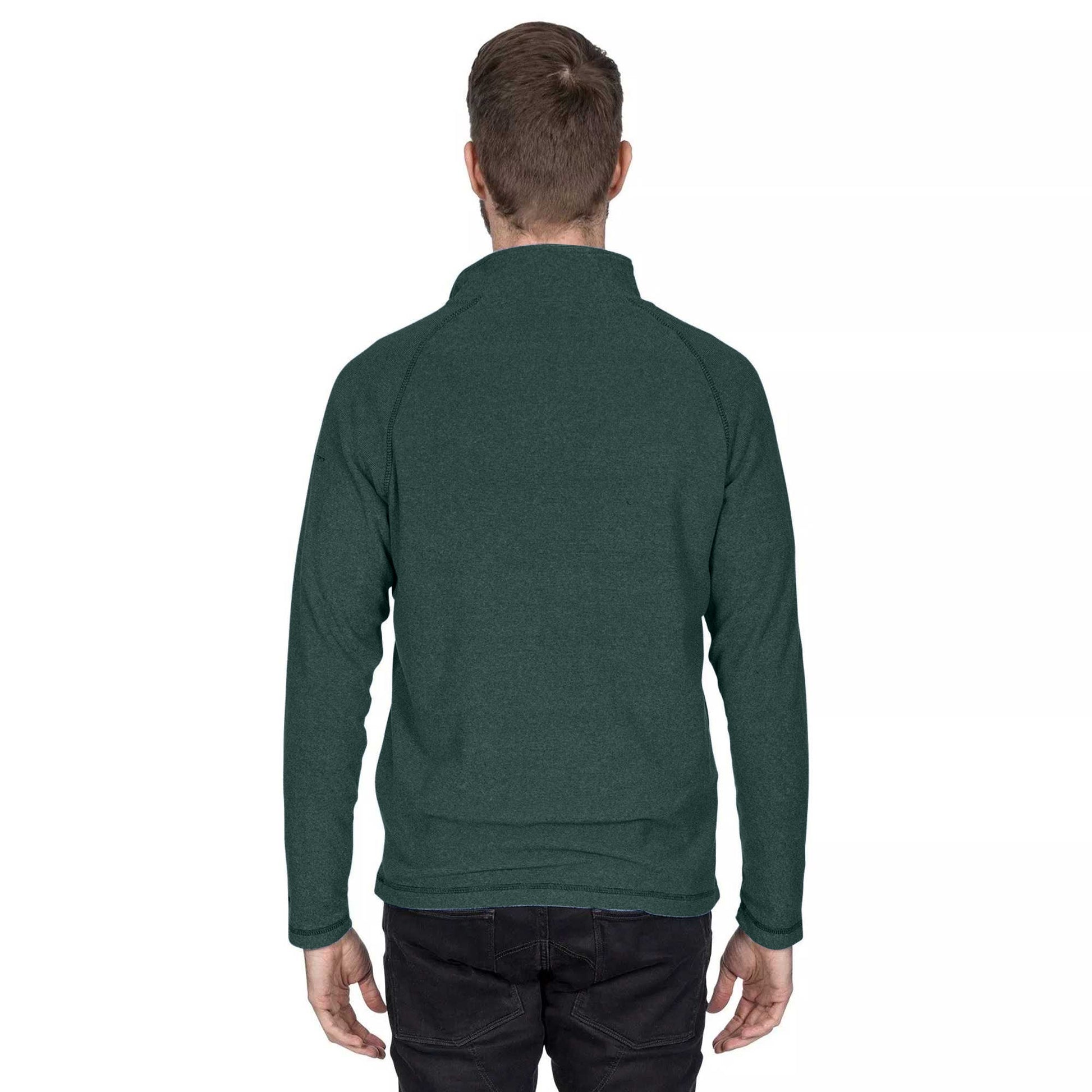 Pine - Lifestyle - Trespass Mens Keynote Anti Pilling 1-4 Zip Fleece Top
