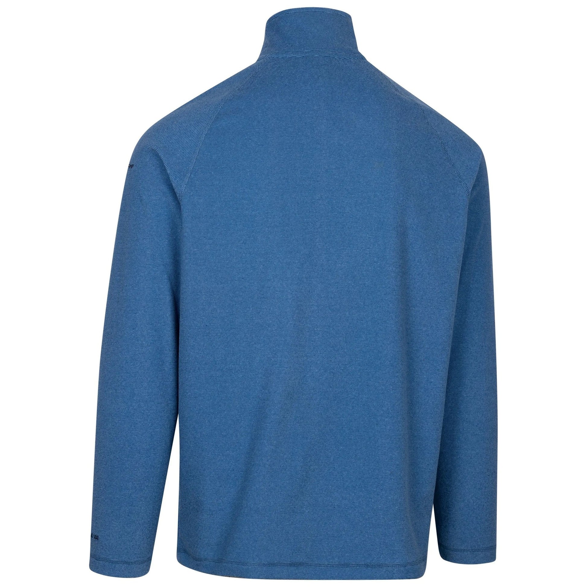 Harbour Blue - Back - Trespass Mens Keynote Anti Pilling 1-4 Zip Fleece Top
