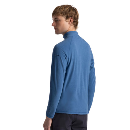 Harbour Blue - Lifestyle - Trespass Mens Keynote Anti Pilling 1-4 Zip Fleece Top