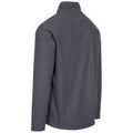 Charcoal - Back - Trespass Mens Keynote Anti Pilling 1-4 Zip Fleece Top