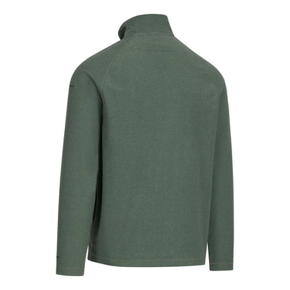 Green Smoke-Alpine - Back - Trespass Mens Keynote Anti Pilling 1-4 Zip Fleece Top