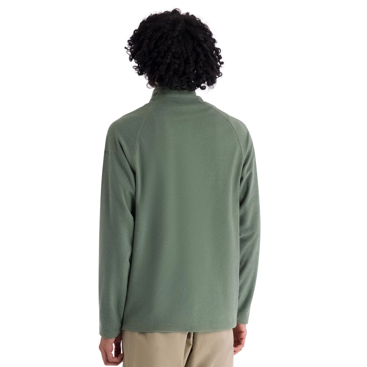 Green Smoke-Alpine - Lifestyle - Trespass Mens Keynote Anti Pilling 1-4 Zip Fleece Top