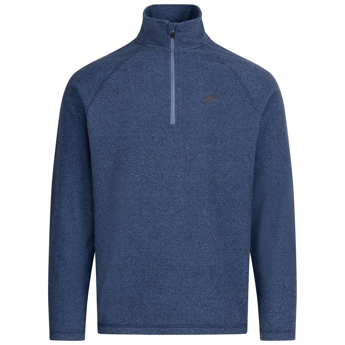 Coastal Blue-Navy - Front - Trespass Mens Keynote Anti Pilling 1-4 Zip Fleece Top