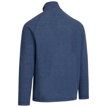Coastal Blue-Navy - Back - Trespass Mens Keynote Anti Pilling 1-4 Zip Fleece Top