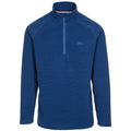 Dark Navy - Front - Trespass Mens Keynote Anti Pilling 1-4 Zip Fleece Top