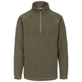Moss - Front - Trespass Mens Keynote Anti Pilling 1-4 Zip Fleece Top