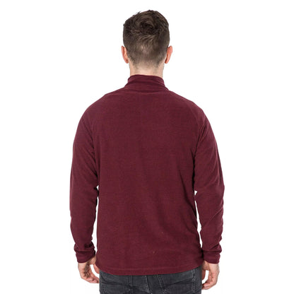 Prune - Lifestyle - Trespass Mens Keynote Anti Pilling 1-4 Zip Fleece Top