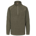 Moss - Front - Trespass Mens Keynote Anti Pilling 1-4 Zip Fleece Top