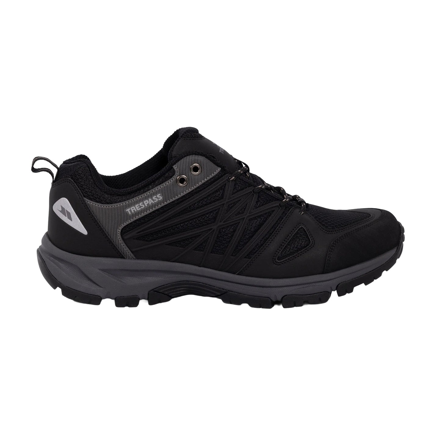Black-Black - Back - Trespass Mens Fisk Trainers