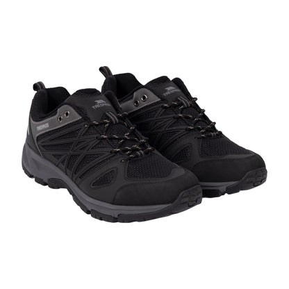 Black-Black - Pack Shot - Trespass Mens Fisk Trainers
