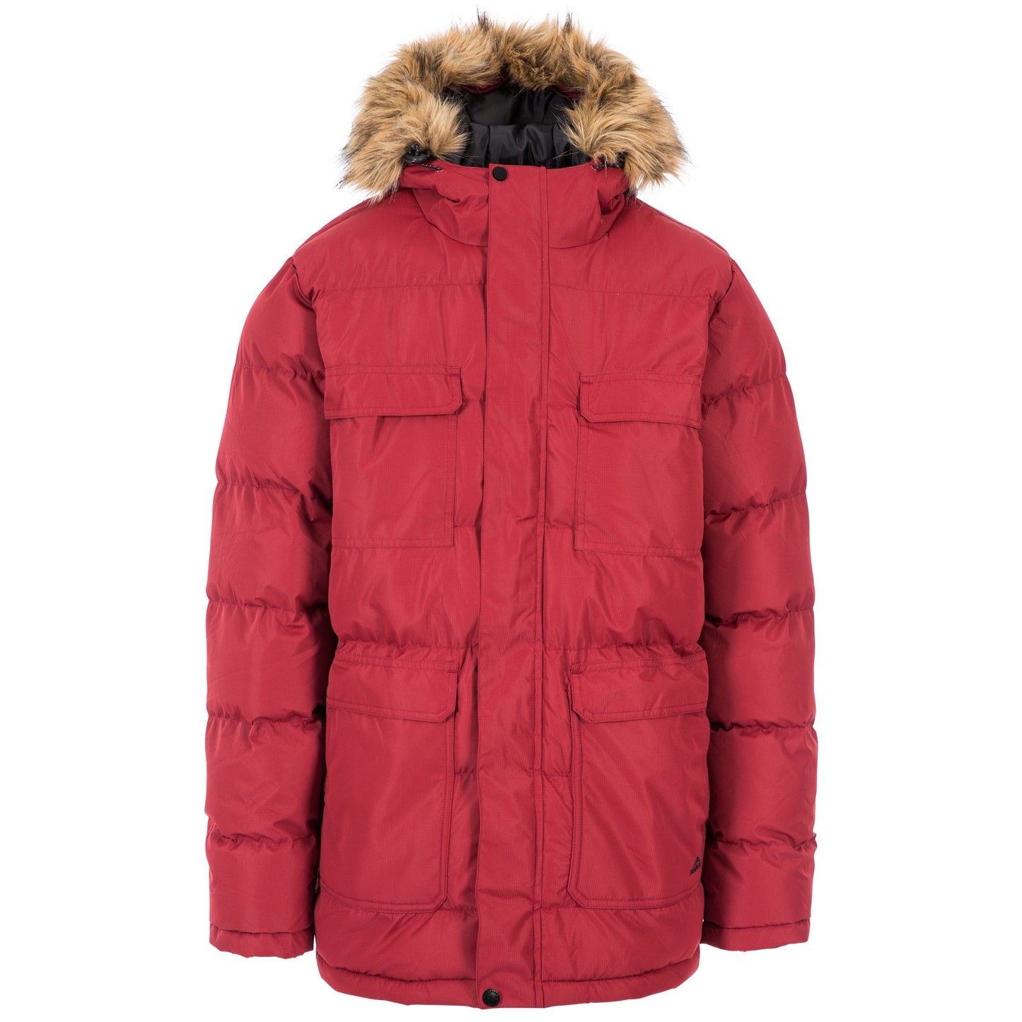 Merlot - Front - Trespass Mens Baldwin Padded Waterproof Jacket
