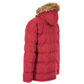 Merlot - Back - Trespass Mens Baldwin Padded Waterproof Jacket