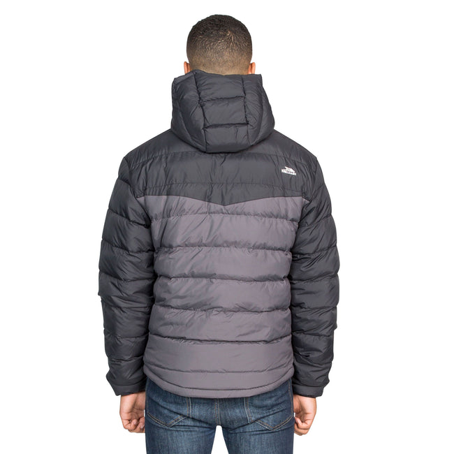 Carbon - Back - Trespass Mens Oskar Padded Jacket