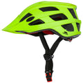 Hi Visibility Yellow - Front - Trespass Adults Zrpokit Cycle Helmet
