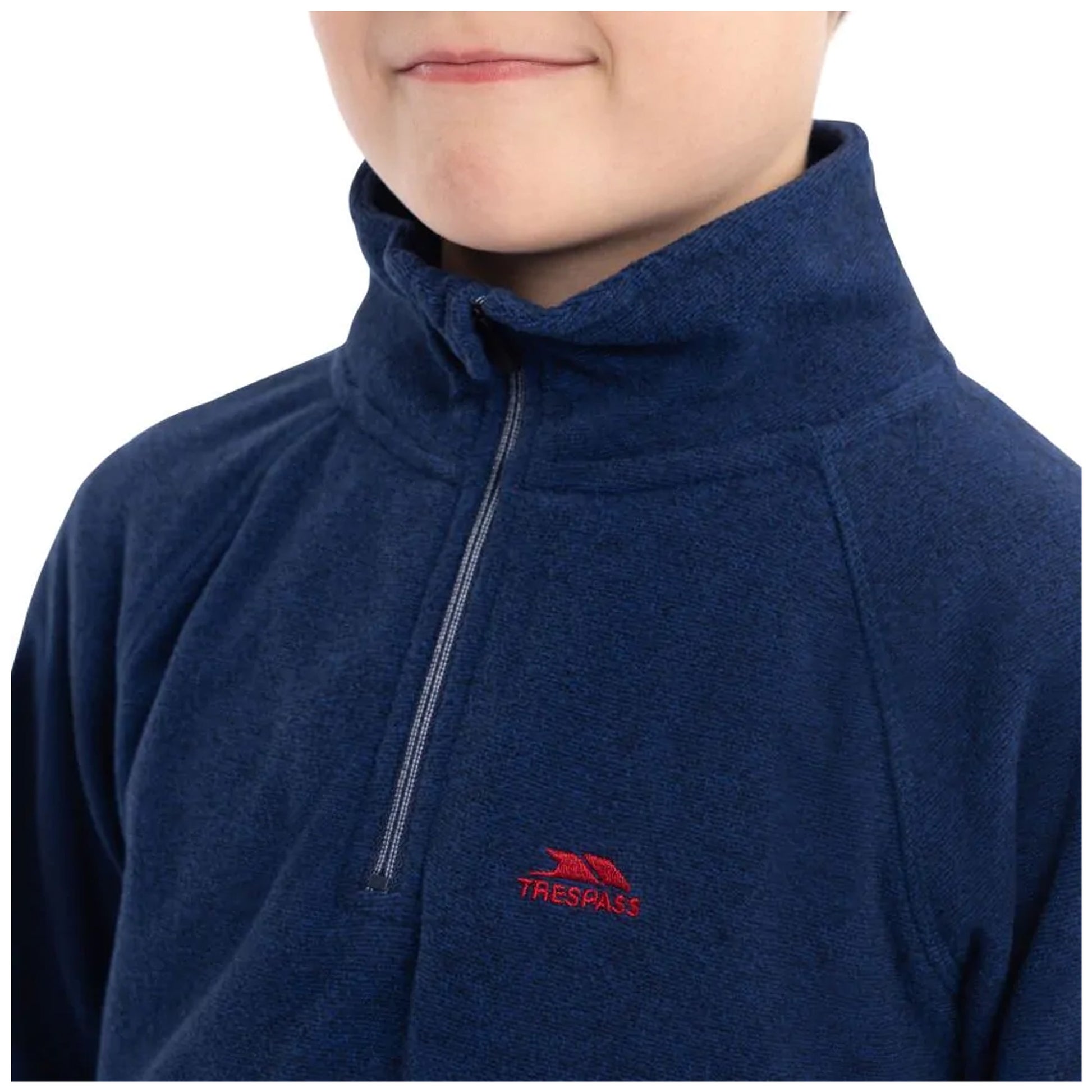 Dark Navy - Lifestyle - Trespass Childrens-Kids Keynote Fleece