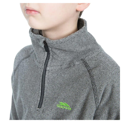 Black - Lifestyle - Trespass Childrens-Kids Keynote Fleece