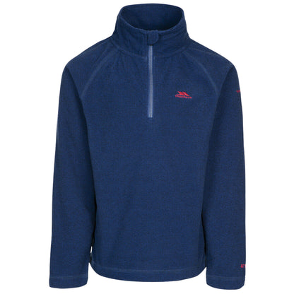 Dark Navy - Front - Trespass Childrens-Kids Keynote Fleece