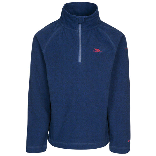 Dark Navy - Front - Trespass Childrens-Kids Keynote Fleece