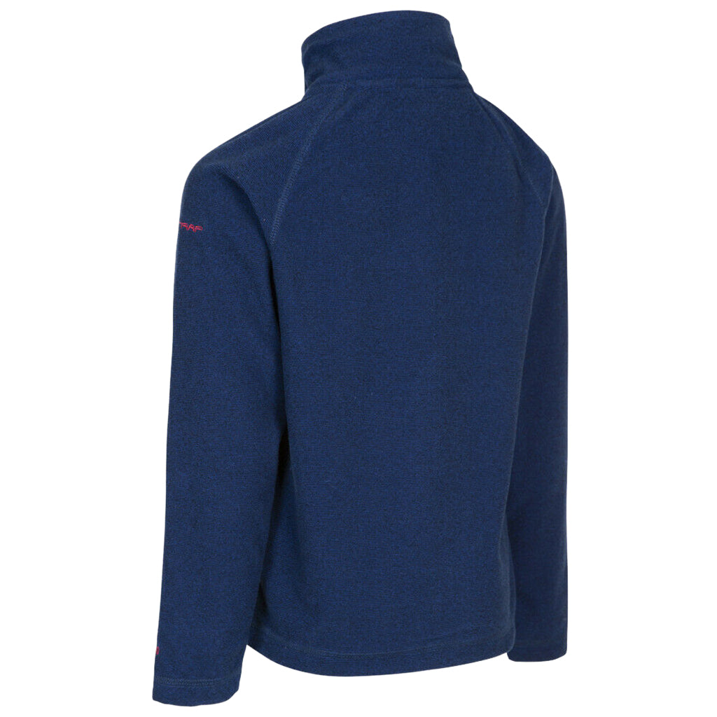 Dark Navy - Back - Trespass Childrens-Kids Keynote Fleece