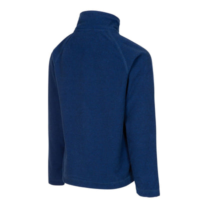 Dark Navy - Side - Trespass Childrens-Kids Keynote Fleece