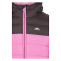 Deep Pink - Side - Trespass Childrens-Kids Oskar Padded Jacket