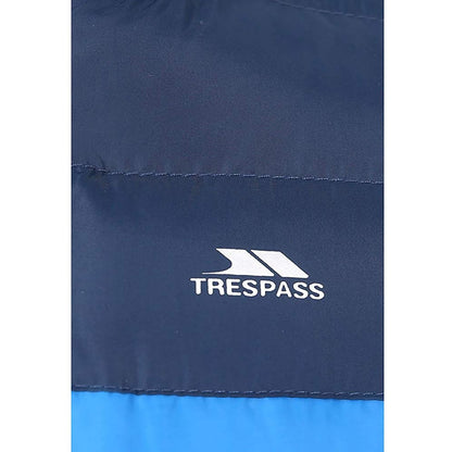 Navy - Side - Trespass Childrens-Kids Oskar Padded Jacket