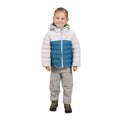 Rich Teal - Side - Trespass Childrens-Kids Oskar Padded Jacket