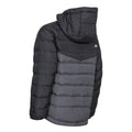 Black - Back - Trespass Childrens-Kids Oskar Padded Jacket