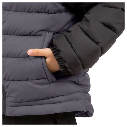Black - Side - Trespass Childrens-Kids Oskar Padded Jacket