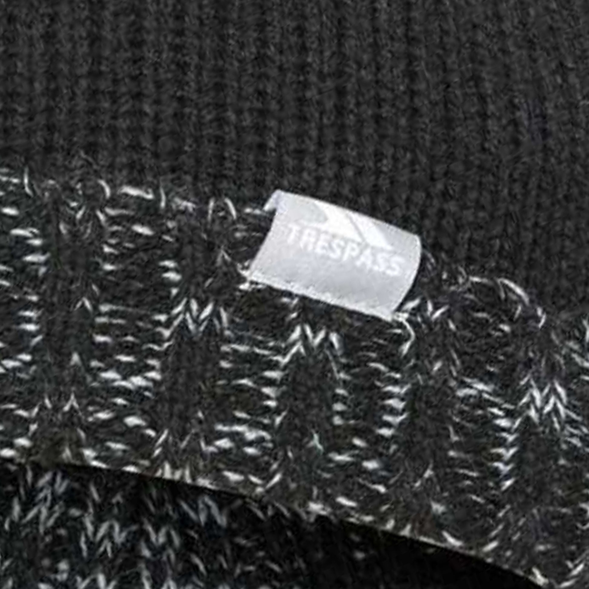Black - Lifestyle - Trespass Childrens-Kids Nefti Pom Pom Beanie