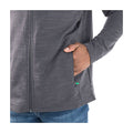 Grey Marl - Side - Trespass Mens Brolin DLX Fleece Jacket