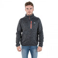 Black Marl - Back - Trespass Mens Bingham Fleece Jacket