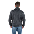 Black Marl - Side - Trespass Mens Bingham Fleece Jacket