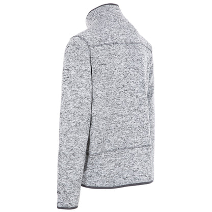 Grey Marl - Back - Trespass Mens Bingham Fleece Jacket