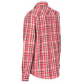 Red Check - Back - Trespass Mens Collector Check Shirt
