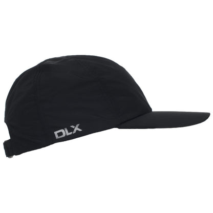 Black - Front - Trespass Adults Unisex Char DLX Baseball Cap