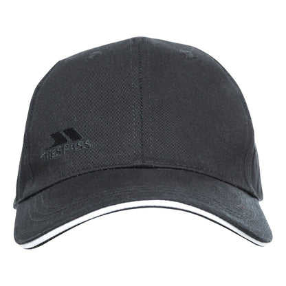Black - Side - Trespass Unisex Carrigan Cap