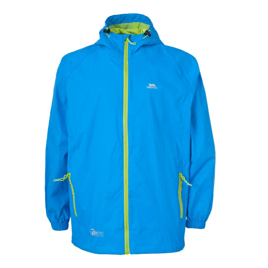 Cobalt - Front - Trespass Unisex Adult Qikpac Waterproof Jacket
