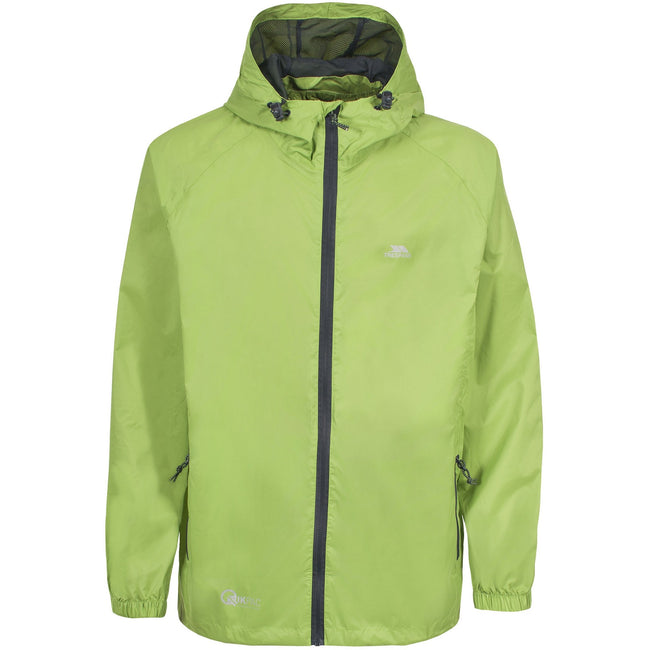 Leaf - Front - Trespass Unisex Adult Qikpac Waterproof Jacket