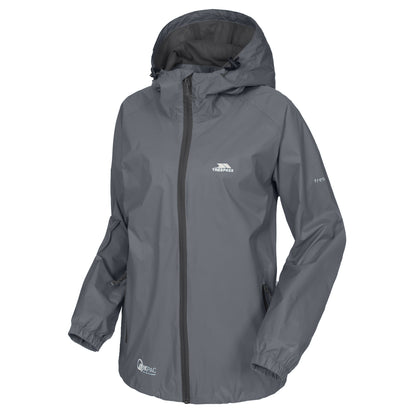 Flint - Back - Trespass Unisex Adult Qikpac Waterproof Jacket
