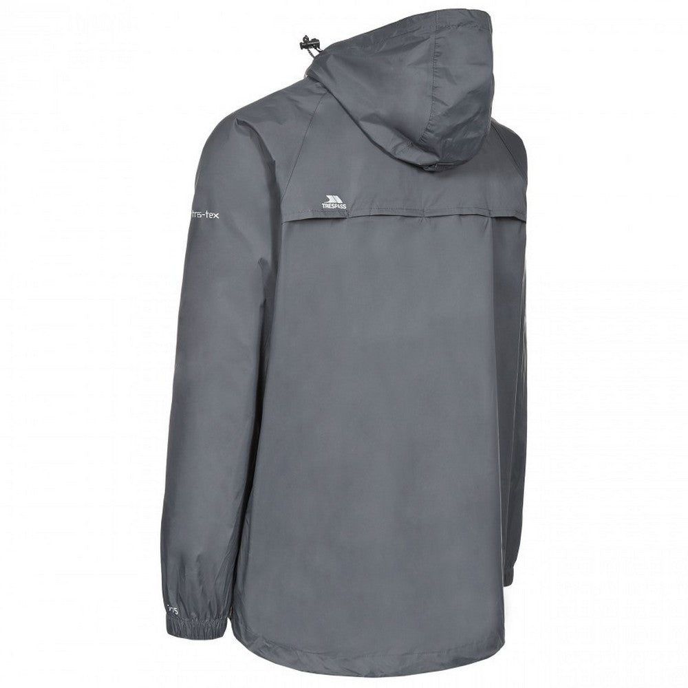 Flint - Side - Trespass Unisex Adult Qikpac Waterproof Jacket