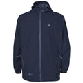 Navy - Back - Trespass Adults Unisex Qikpac Packaway Waterproof Jacket