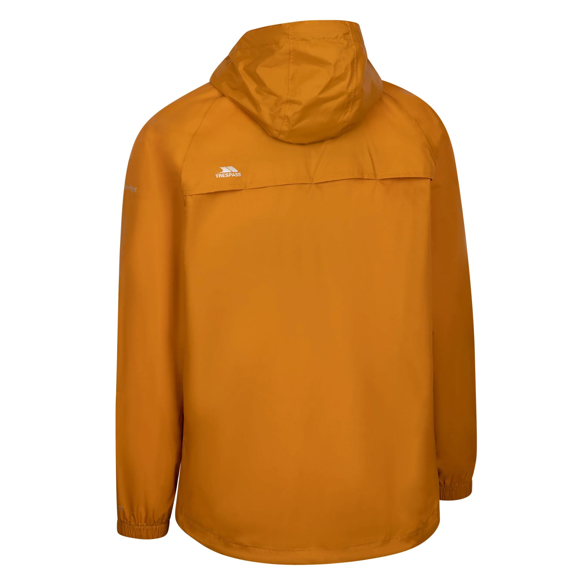 Ginger - Back - Trespass Unisex Adult Qikpac Waterproof Jacket