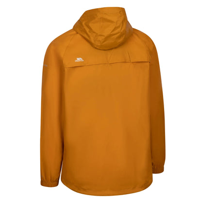 Ginger - Back - Trespass Unisex Adult Qikpac Waterproof Jacket